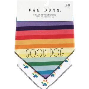 Rae Dunn Good Dog pride bandana S/M NWT
